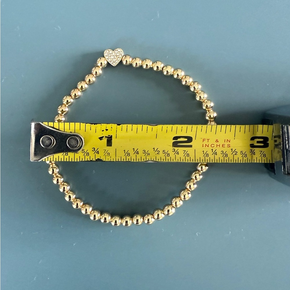 Baublebar | Bead Bracelet With Pavé Heart | NWT | Gold - Picture 3 of 3